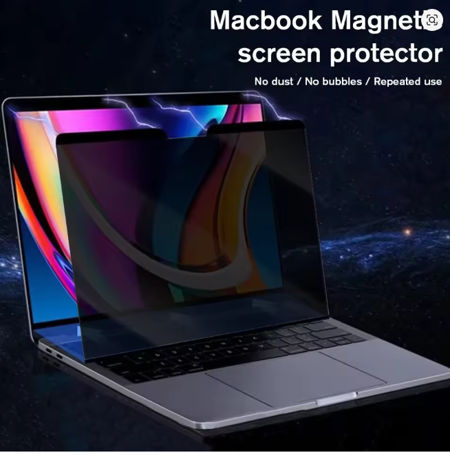 Magnetic Privacy Screen Protector For Macbook M1 M2 Air A2337 A2681 A2442 Pro14 13 16 A2485 2023 Anti-glare/spy Anti-peep Film