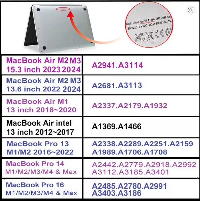 Case for Macbook Pro 14 laptop, cover for M2, A2779, 2023 Pro 16, M3, M4, M1, Mac Book Air 13, 2022, 13.6, A2681, Air 15.3, A2941