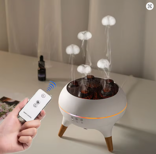 Dynamic Jellyfish Air Humidifier, 250ml Essential Oil Diffuser with Remote Control