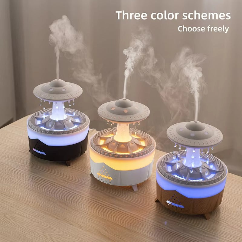 Colorful Raindrop Aromatherapy Humidifier – Cloud Design | Gadget Wallet BD