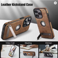 Premium  leather case with stand for iphone