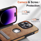 Premium  leather case with stand for iphone
