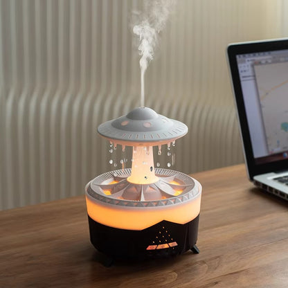 Colorful Raindrop Aromatherapy Humidifier – Cloud Design | Gadget Wallet BD